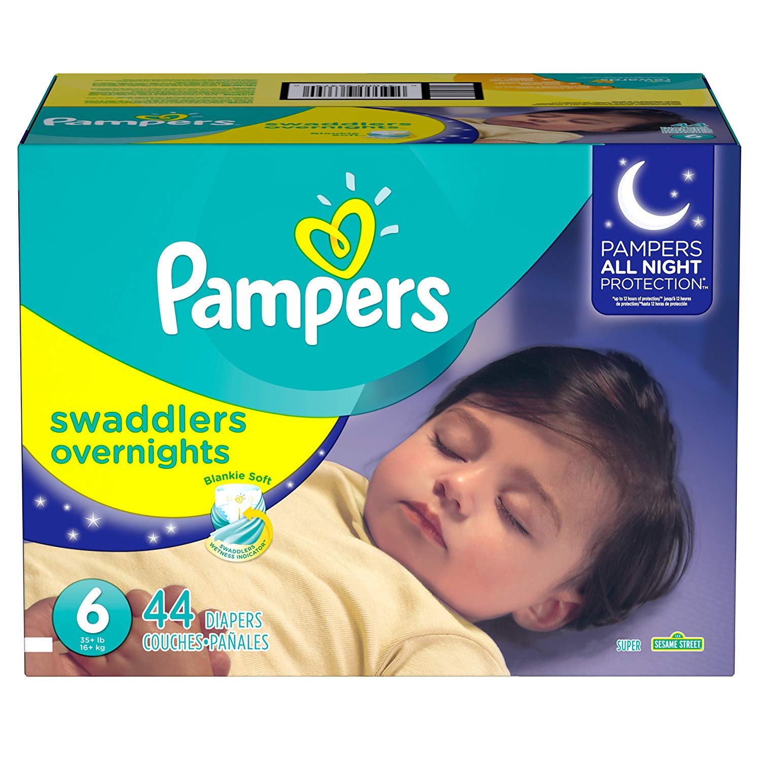 pampers swaddlers overnight size 6