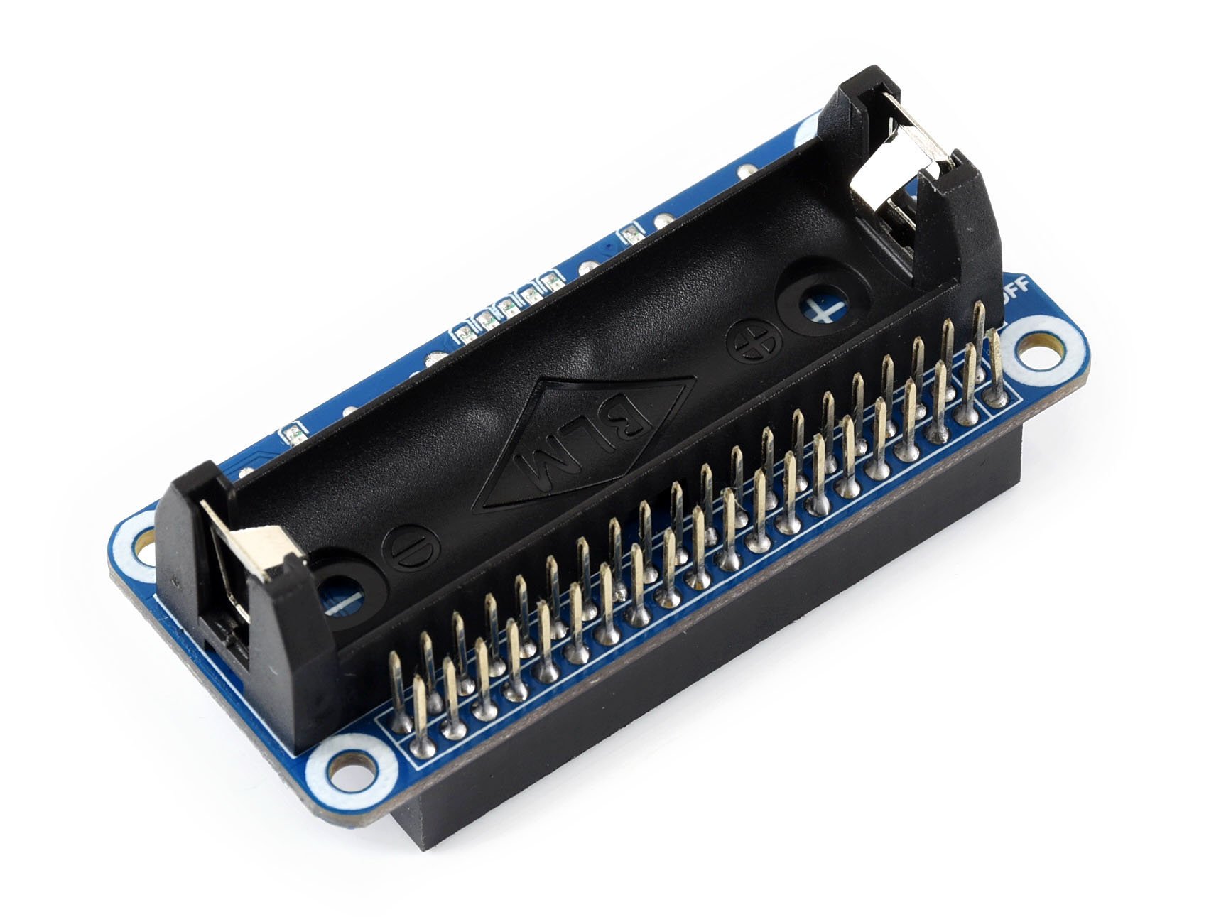 Waveshare Li-ion batt HAT for Raspberry Pi 5V Regulated Output Bi-Directional Quick Charge