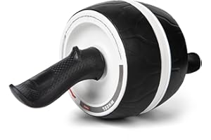 JHYSHAN Ab Roller Wheel with Knee Pad Mat,Automatic Rebound Abdominal Wheel Abs Workout Equipment,Home Gym Equipment,No Noise Ab Wheel for Men&Women Abdominal