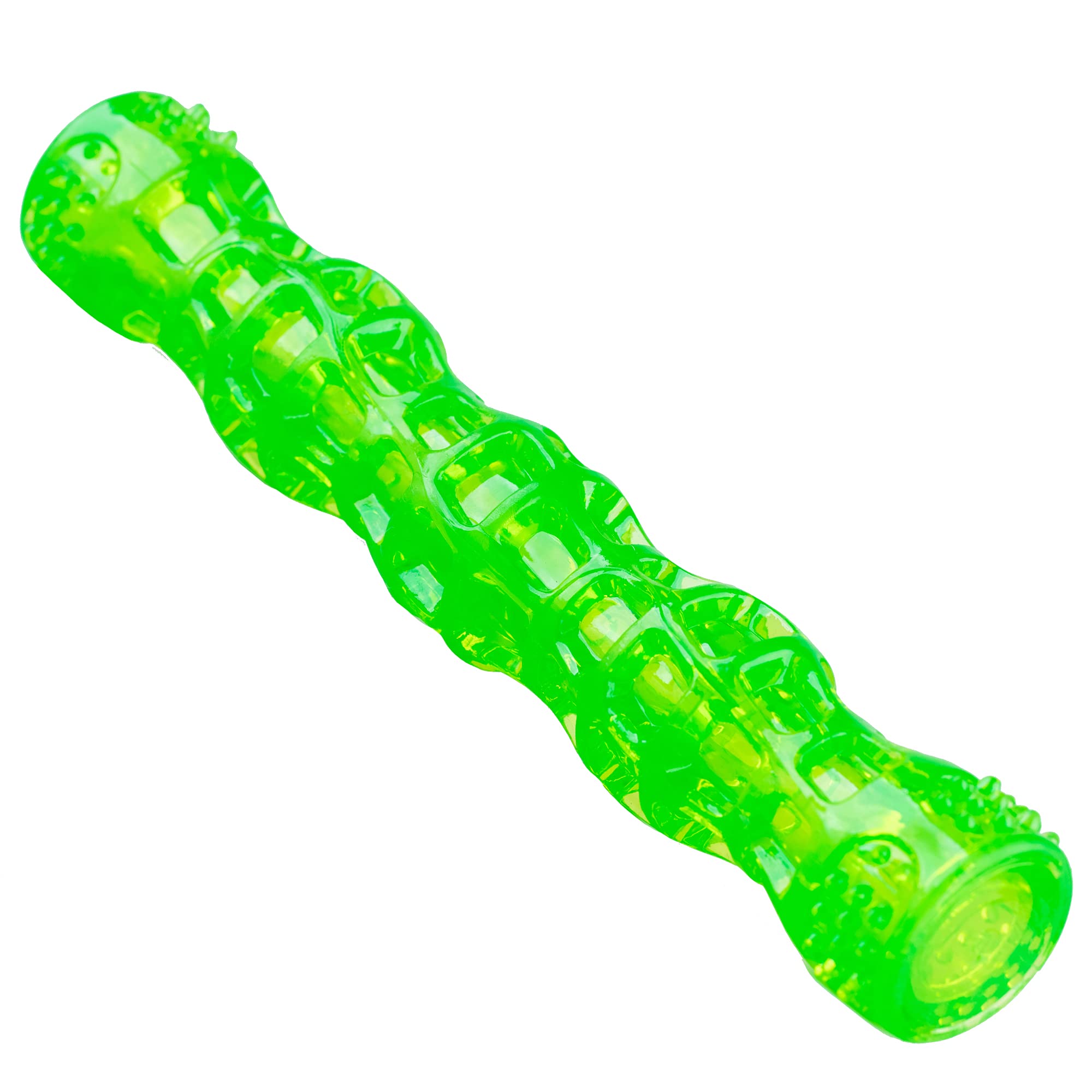 Hyper Pet Dura-Squeaks Stick, Green Large