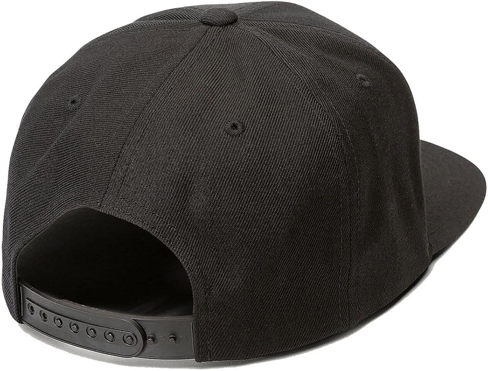 Volcom Men's Quarter Twill Hat, Black, One Size: Clothing