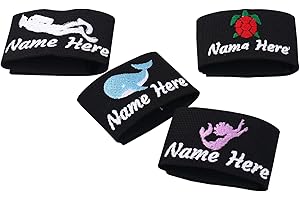 Zakally Personalized Custom Embroidered Name Scuba Dive BCD Tag