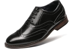 Bruno Marc Toddler Prince_K_2 Black Boy's Classic Oxfords Dress Shoes Size 9 M US Toddler