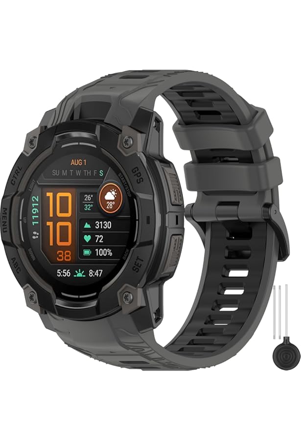 Amazon.com: Garmin Instinct 3-50mm Replacement Band, Black