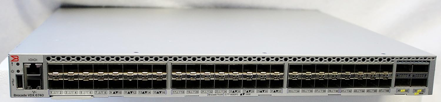 Amazon Com Brocade Communications Vdx 6740 Layer 3 Switch Br Vdx6740 24 F Computers Accessories