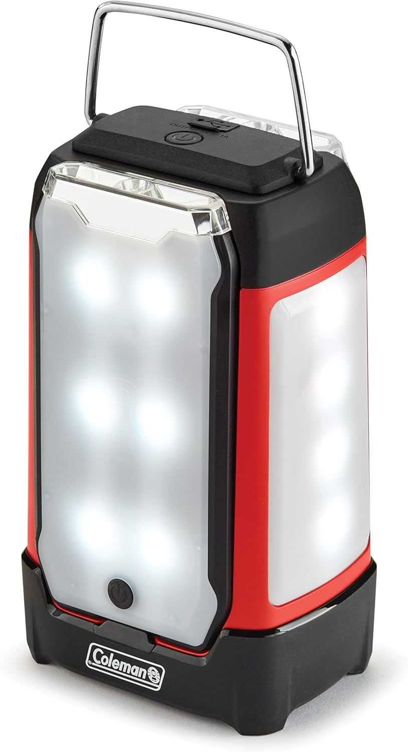 Clm02Coleman (UK Coleman) LED Dual Panel Lantern Batteryguard, 400