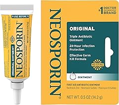 Neosporin Original First Aid Antibiotic Ointment with Bacitracin Zinc for Infection Protection, Wound Care Treatment & Scar A