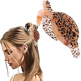 Tihebax Turtle Hair Claw Clips, Large Brown Turtle Animal Hair Clips Unique Fun Hair Clips for Women Novelty Hair Claw (Brown)