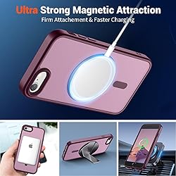 SUPFINE Magnetic for iPhone SE Case 2022 (3rd)/2020