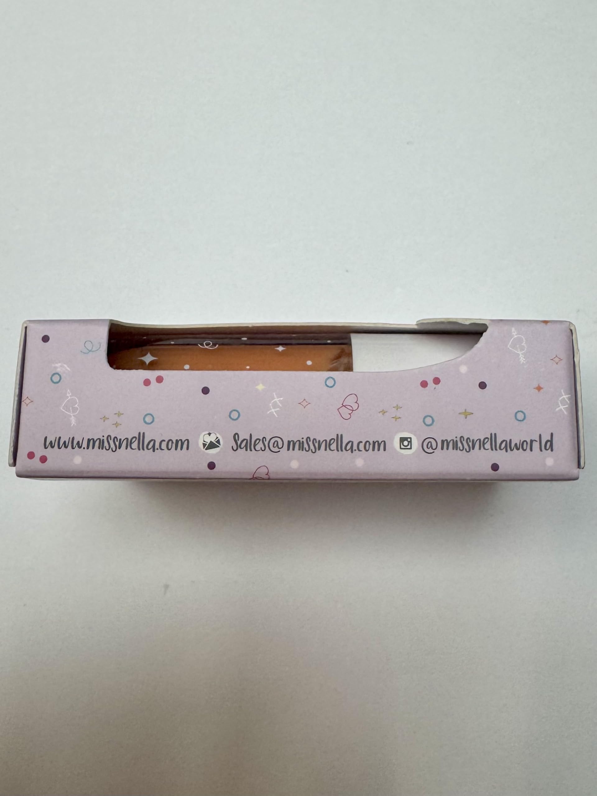 MISS NELLA Pink Secret Lip Gloss, Pink hydrating children Lip Gloss, watermelon scent, gentle on the skin. gives a sheer kiss of colour, with extra shine.