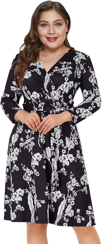 faux wrap dress amazon