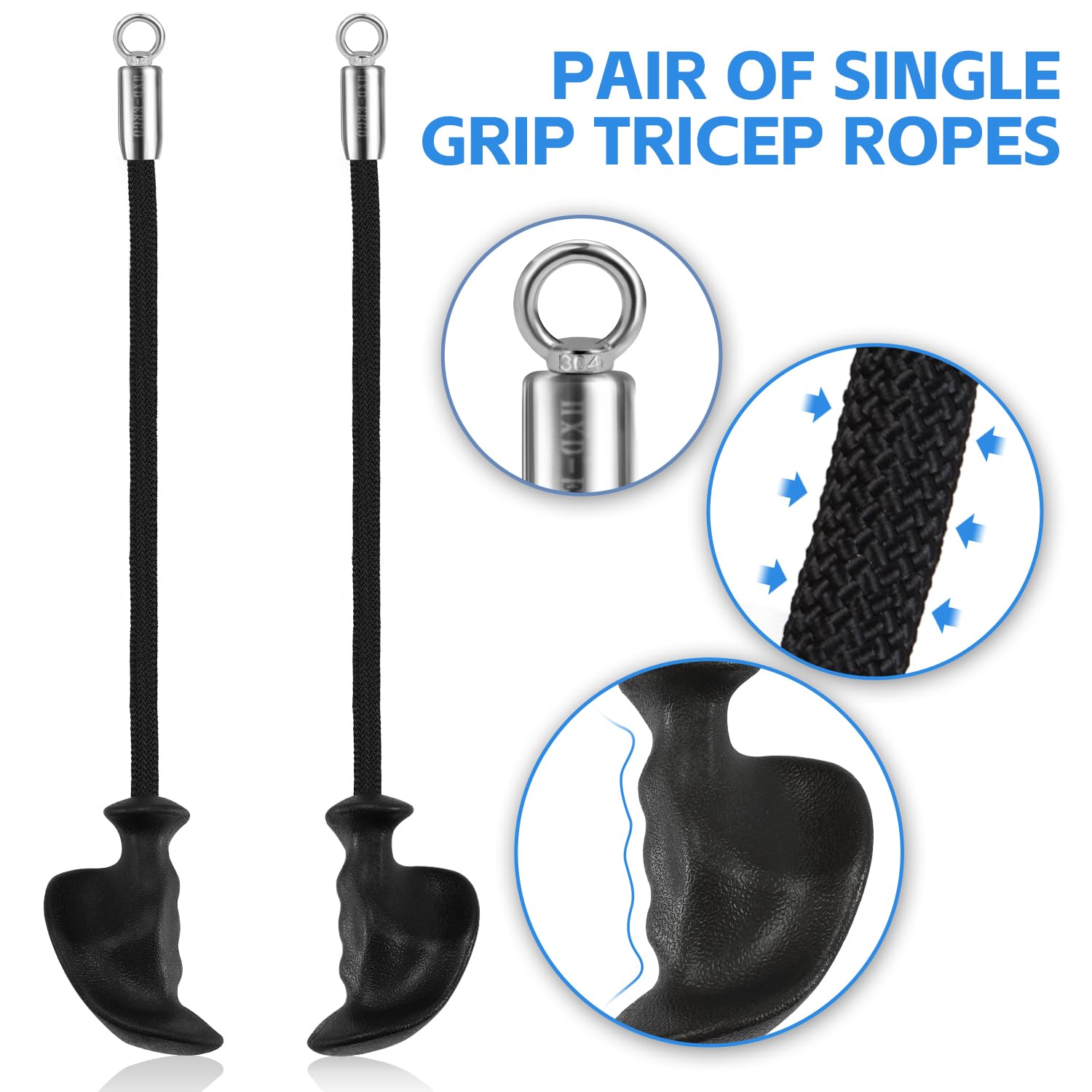 Mua Tricep Rope with Ergonomic Handles, 36 Inch Tricep Pull Down Rope ...