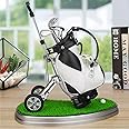 10L0L Golf Gifts for Men Golf Pen Holder Stocking Stuffers for Golfers Funny Gifts Unique Office Supplies Desk Decor, Gift for Birthday Christmas Golf Tournament for Boss Dad Husband Golf Lovers