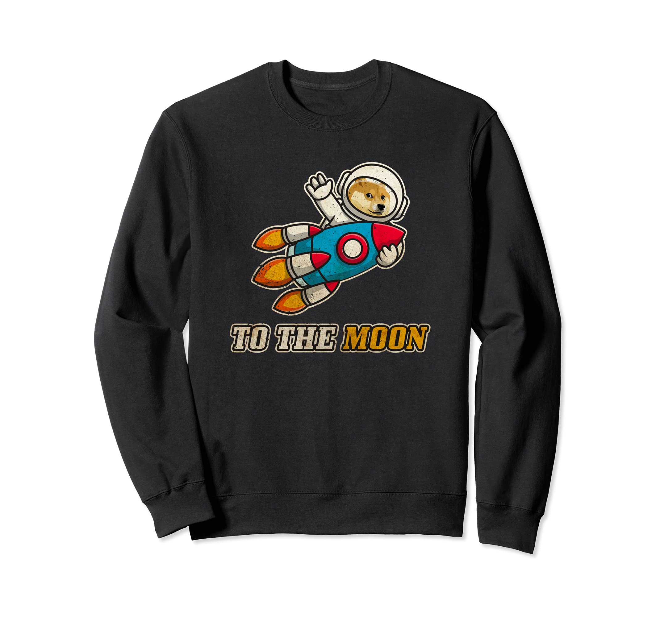 Dogecoin To The Moon - Epic Doge Coin Crypto Meme Sweatshirt