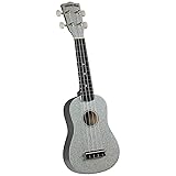 Diamond Head, 4-String Soprano Hot Rod Uke Silver