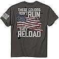 Buck Wear Men' Colors Reload Cotton t-Shirt, Charcoal