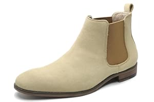 Cestfini Chelsea Boots Men Classic Elastic Dress Boots Casual Men's Chelsea Ankle Boots