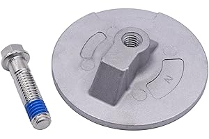 BOLEWIN Aluminum Anode Plate Kit 76214Q5 97-76214Q5 Compatible with Mercury/Mariner 35 hp-300 hp outboards,Force 90 and 100 hp outboards