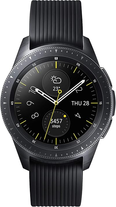 Samsung Galaxy Watch 42mm 4G Midnight Black - Wearable Computer (Renewed)