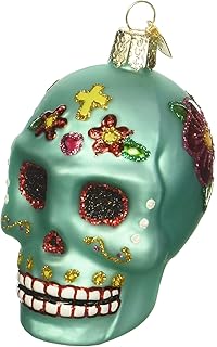 Amazon Com Northlight Day Of The Dead Glitter Embellished Skull