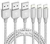 iPhone Charger 3 Pack 10 ft Apple MFi Certified