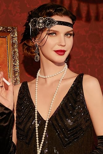 1920s Flapper Accessories Amazon Great Gatsby Accessories BABEYOND