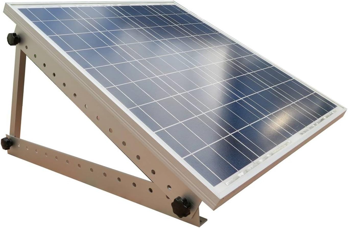 WindyNation Soporte de Montaje para Panel Solar Ajustable con Brazos de
