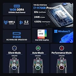 ACEMAGIC Mini PC, i7-11700B