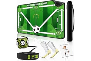 2F22E Soccer Training Mat with Silent Shock Absorption and Non-Slip Base for Footwork Training and Ball Mastery(Belt Version)
