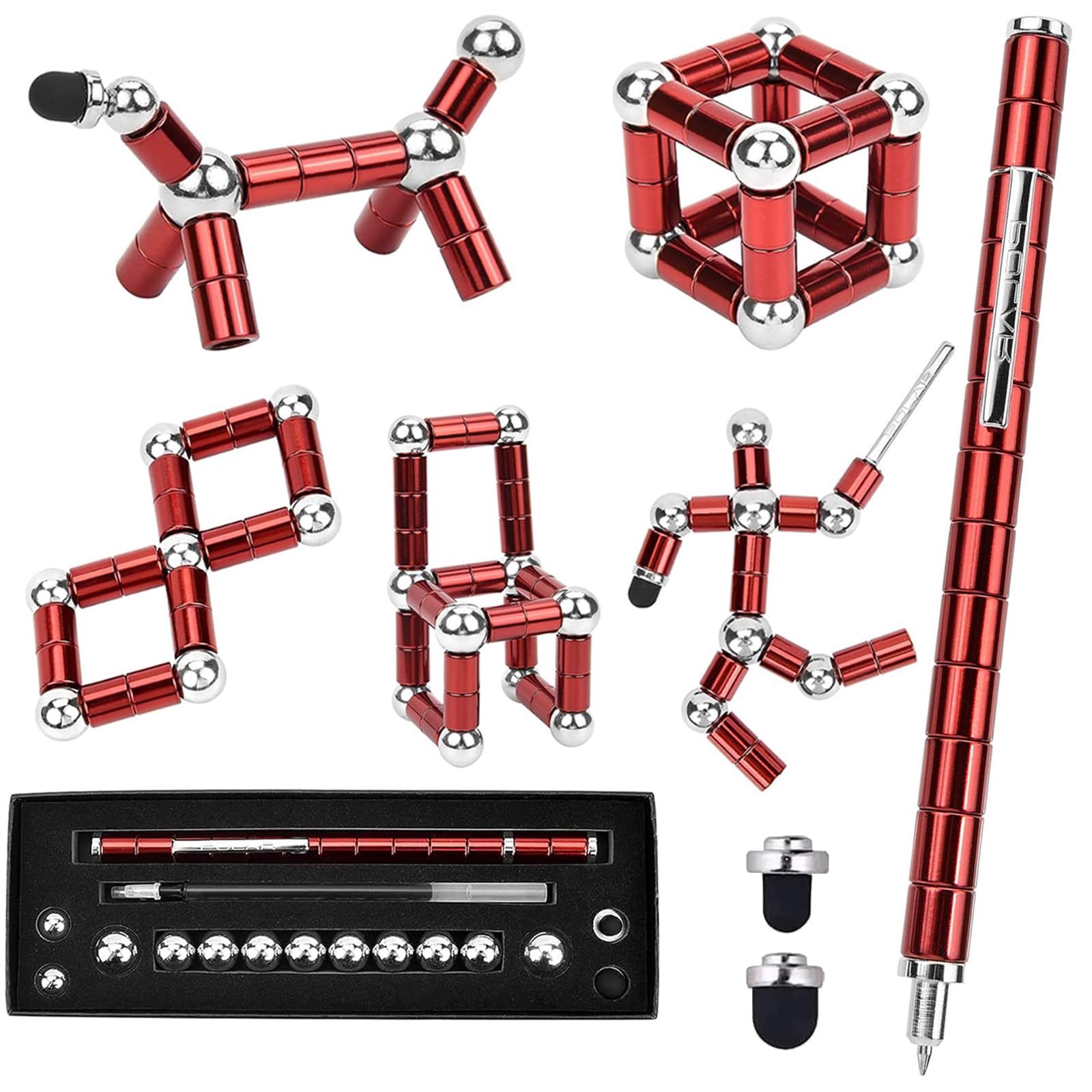 WQWQUU Fidget Pen,Magnetic Pen， Decompression