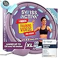 Swiss Activa+ Smart Hula Hoop - Infinity Hoop for Adults - Won't Fall Off - Weight Loss Exercise Equipment