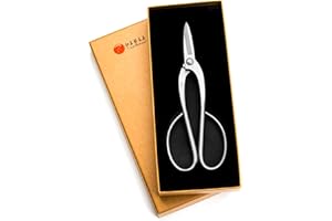 TIANBONSAI Bonsai Scissors Professional Grade Bonsai Shears Alloy Steel Bonsai Tools Equip With Tool Bag (MT-TBS-200)
