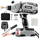 Saker Portable Electric Welding Machine,110V Portable Welder Handheld with IGBT Inverter 5 Variable Current Adjustment, ARC Welder Gun, Fits for 3/32" Wire Rods (Grey)