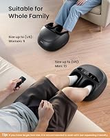 RENPHO Foot Massager with Heat Shiatsu Air Compression Deep Kneading view 7