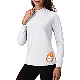 TACVASEN Women's Thermal Shirts Mock Turtle Neck Long Sleeve Undershirt Fleece Warm Athletic Tops Winter Base Layer