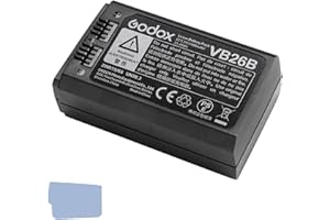 Godox VB26B Li-ion Battery DC 7.2V 2600mAh 18.72Wh Replacement Battery for Godox V1S V1C V1N V1F V1O V1P Round Head Flash Spe