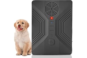 Wagg Anti Barking Device, Dog Deterrent Devices Ultrasonic Control with 4 Modes, Stop Up to 50 Ft Range, Bark Devices,Bark Box for Dogs,Barking Silencer (Pure Black)