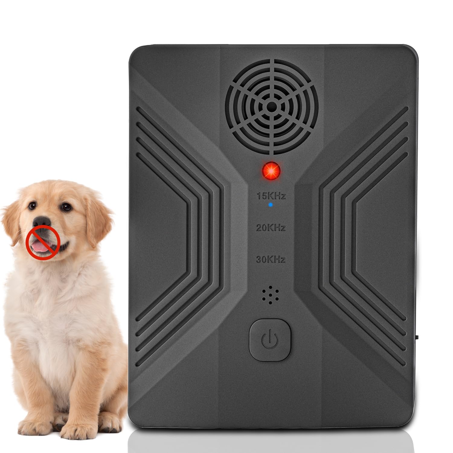 Photo 1 of Wagg Anti Bark Device for Dogs, Dog Barking,Dog Bark Deterrent Devices, Anti Barking Device,3 Frequency Ultrasonic Bark Deterrent, USB Charging, Suitable for Small, Medium and Large Dogs (Pure Black)
