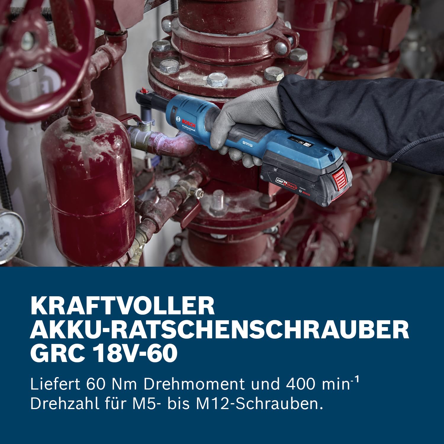 Bosch Professional 18V System Akku-Ratschenschrauber GRC 18V-60 3