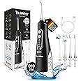 parahealth Dr. Weber Aquacare Oral Irrigator, Medical Aquacare Technology for Optimal Gum and Dental Care, Interdental Cleaner with 4 Modes and 4 Nozzles (Black, Pack of 1)