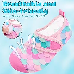 VIFUUR Kids Water Shoes Boys Girls Barefoot Water