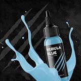 Monsters Ink Nebula Blue Tattoo Ink 30ml Light Pastel Blue view 4