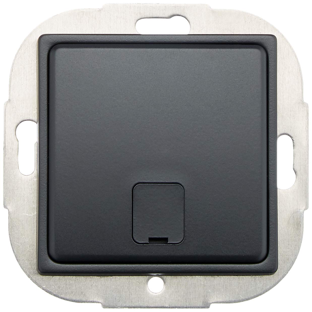 OPUS® 55 Blind Covers 50 x 50 mm with Intermediate Frame Colour Anthracite Silk Gloss