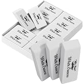 Mr. Pen- White Pencil Eraser, 12 Pack | Bulk Large Latex Free Block Erasers for School, Office, Art Sketching, Homework, Exams, Clean Smudge-Free Correction