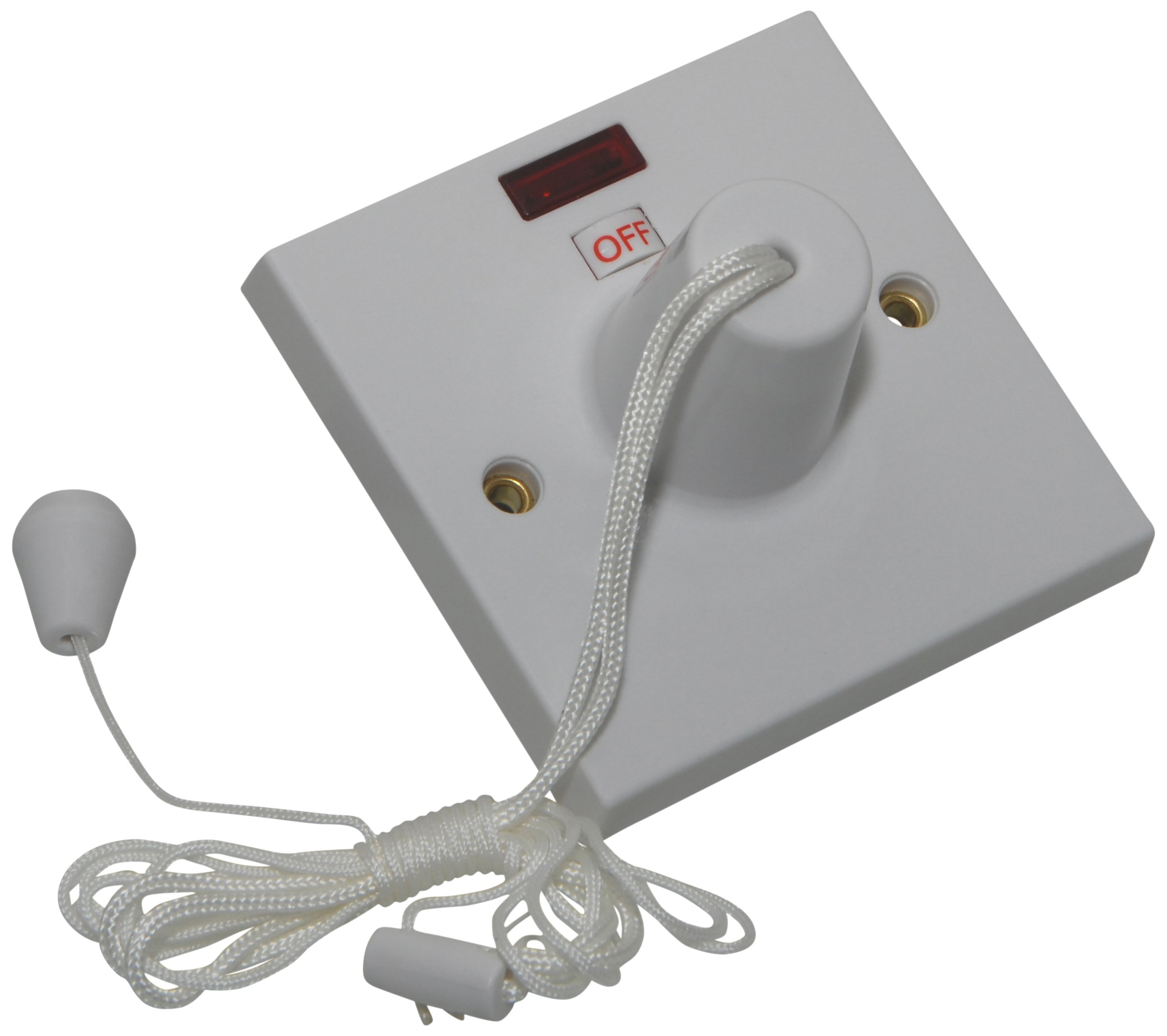 SMJ Electrical PPSW45CLNE Switch 45Amp DP Ceiling & Neon