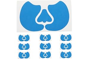 OSOLADY 10pcs Waterproof Anti-Freeze Sports Nose and Face Patch for Cold Weather Protection, Blue, Adult
