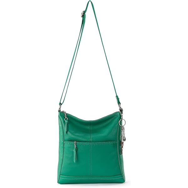 The Sak Lucia Crossbody in Leather, Adjustable Crossbody