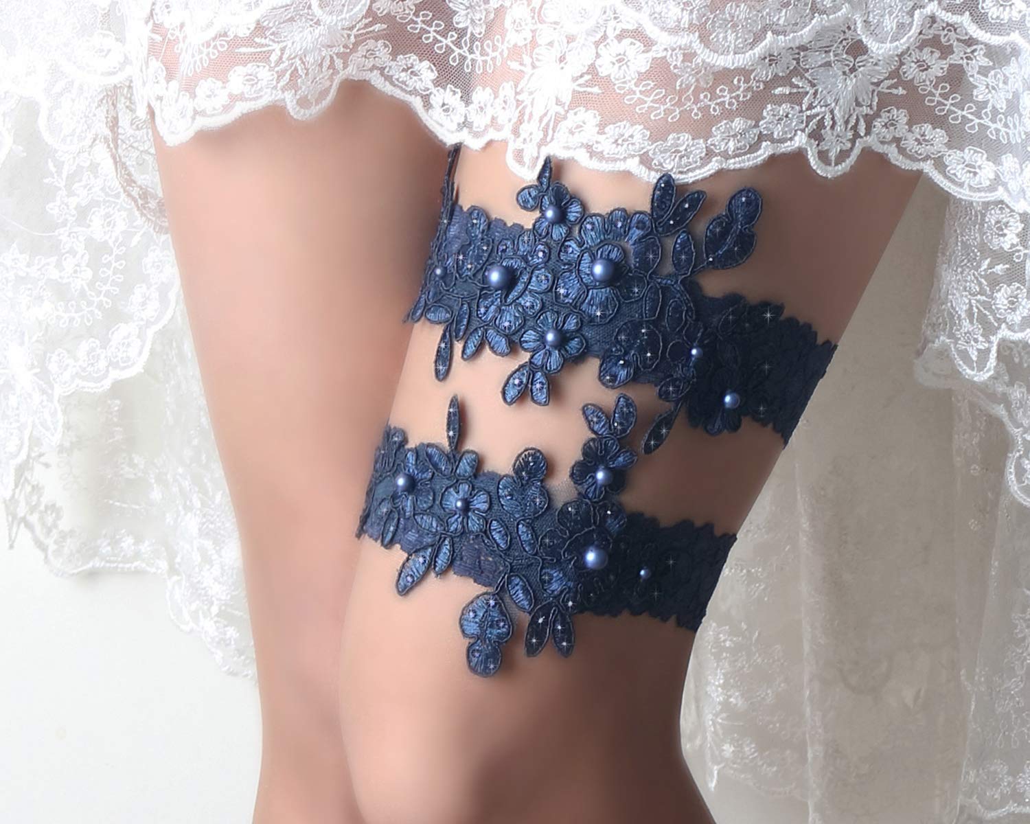 plus size wedding garter set