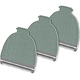 3 Pack Replacement Blades Compatible with Meridian Trimmer, Hygienic Ceramic Replacement Blades Compatible with Meridian Body Trimmer (Onyx & Sage), Green
