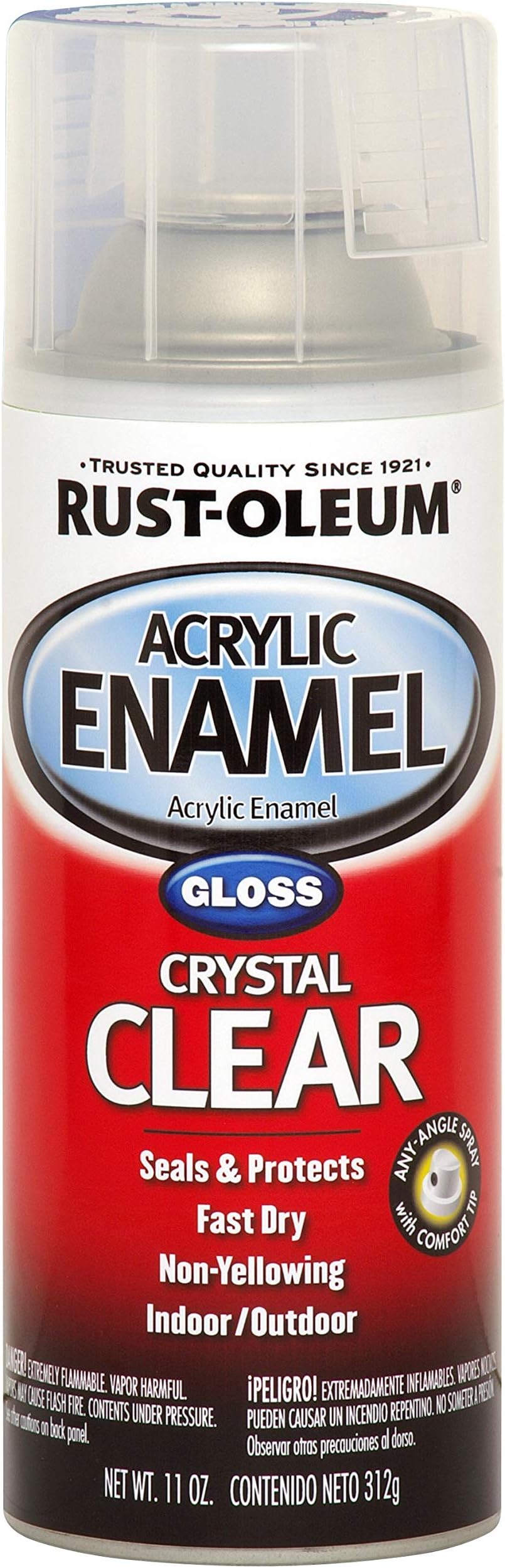 Rust-Oleum 248644 Multipurpose Acrylic Enamel Spray Paint (Gloss Clear)